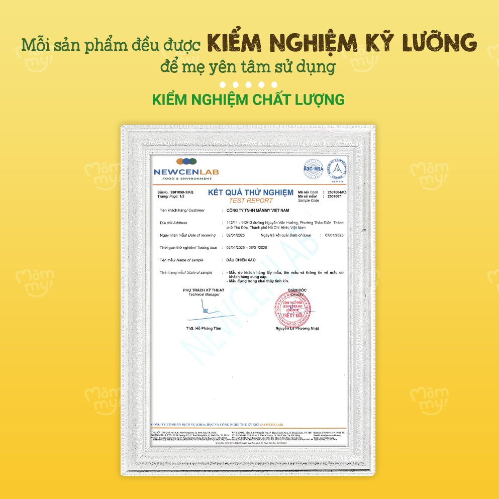 Dầu ăn an toàn, phù hợp cho bé ăn dặm