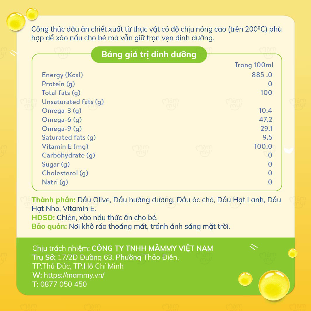 Không ngấy dầu, không chất béo bão hòa