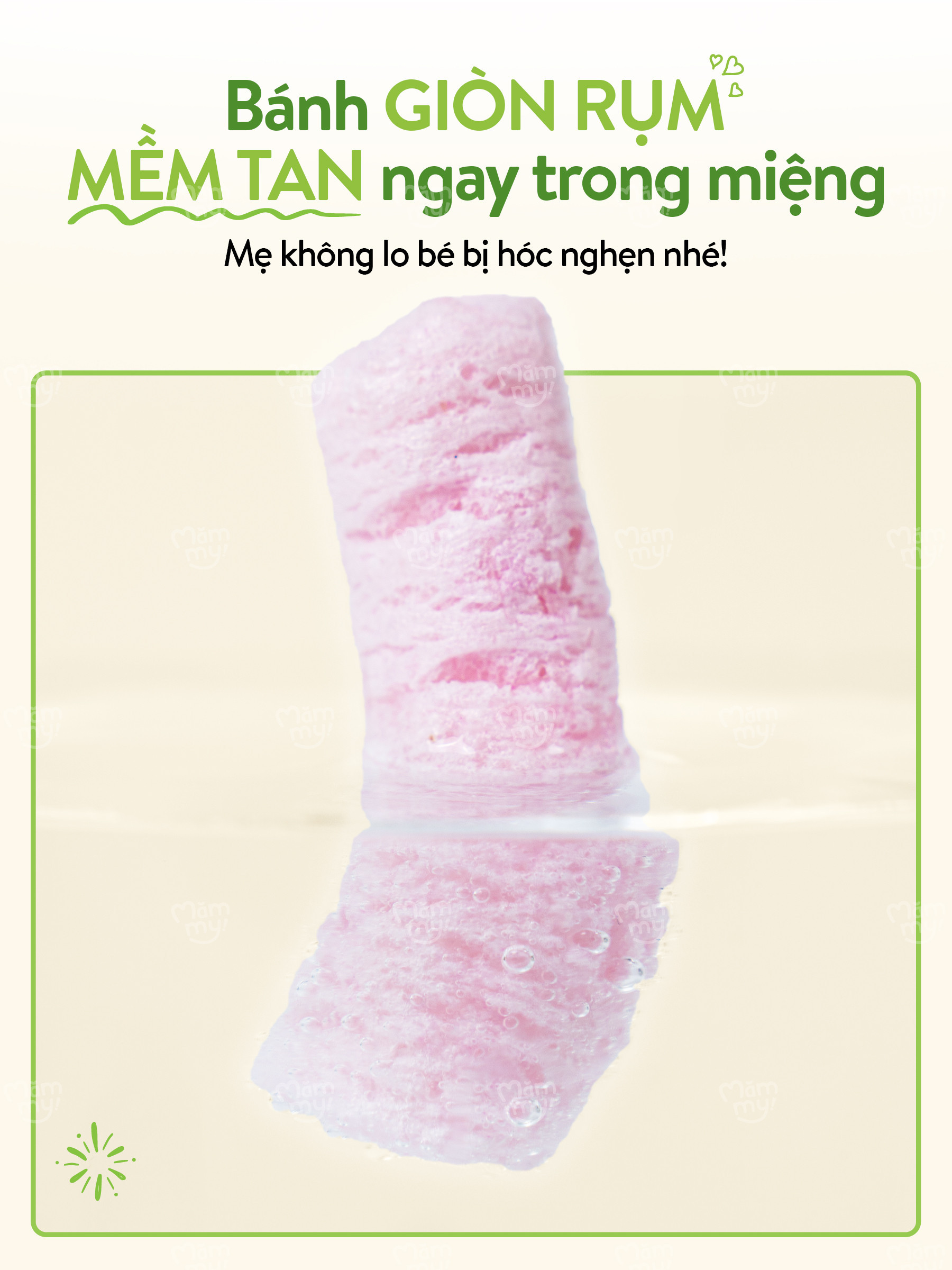 Kết cấu bánh giòn tan
