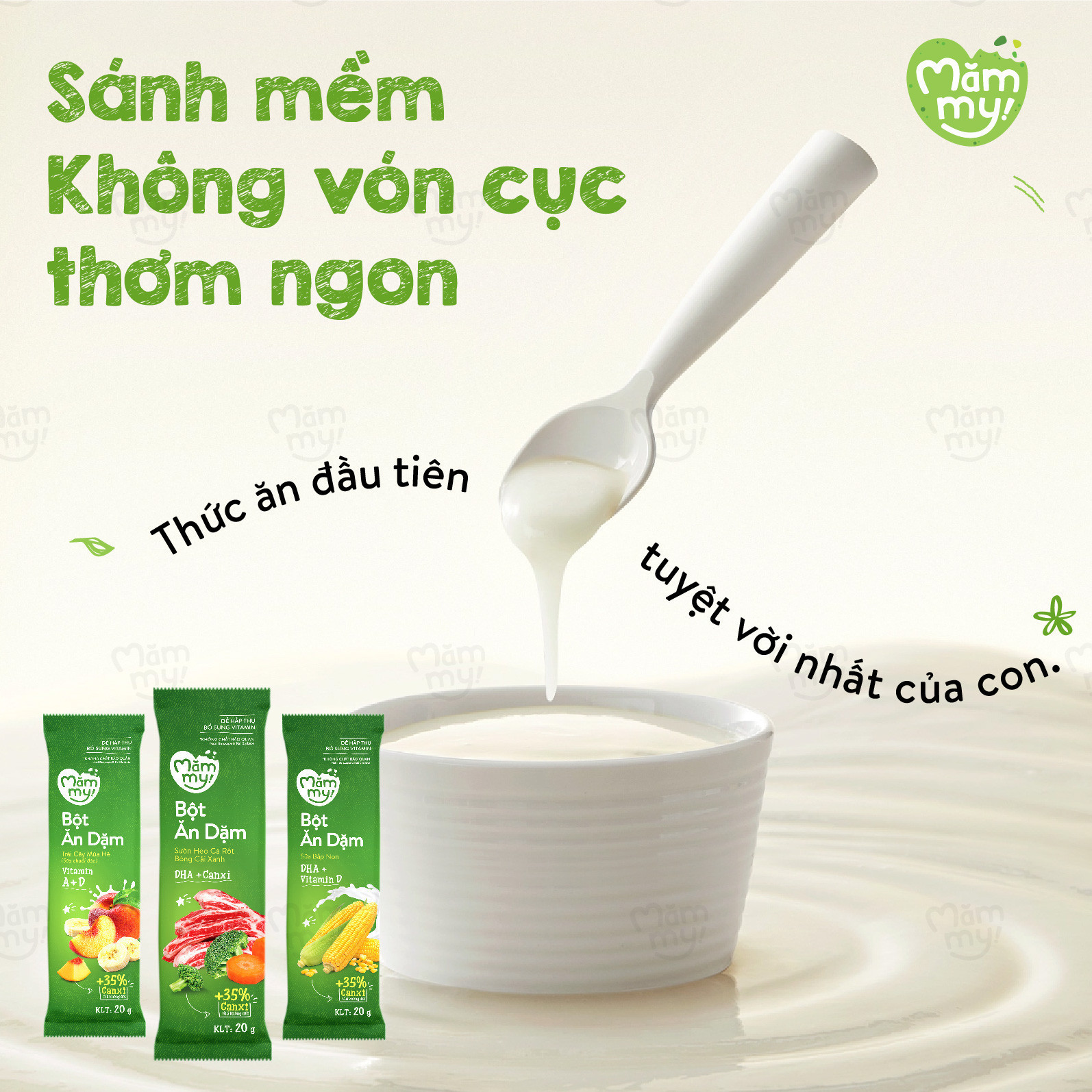 Kết cấu bột mịn