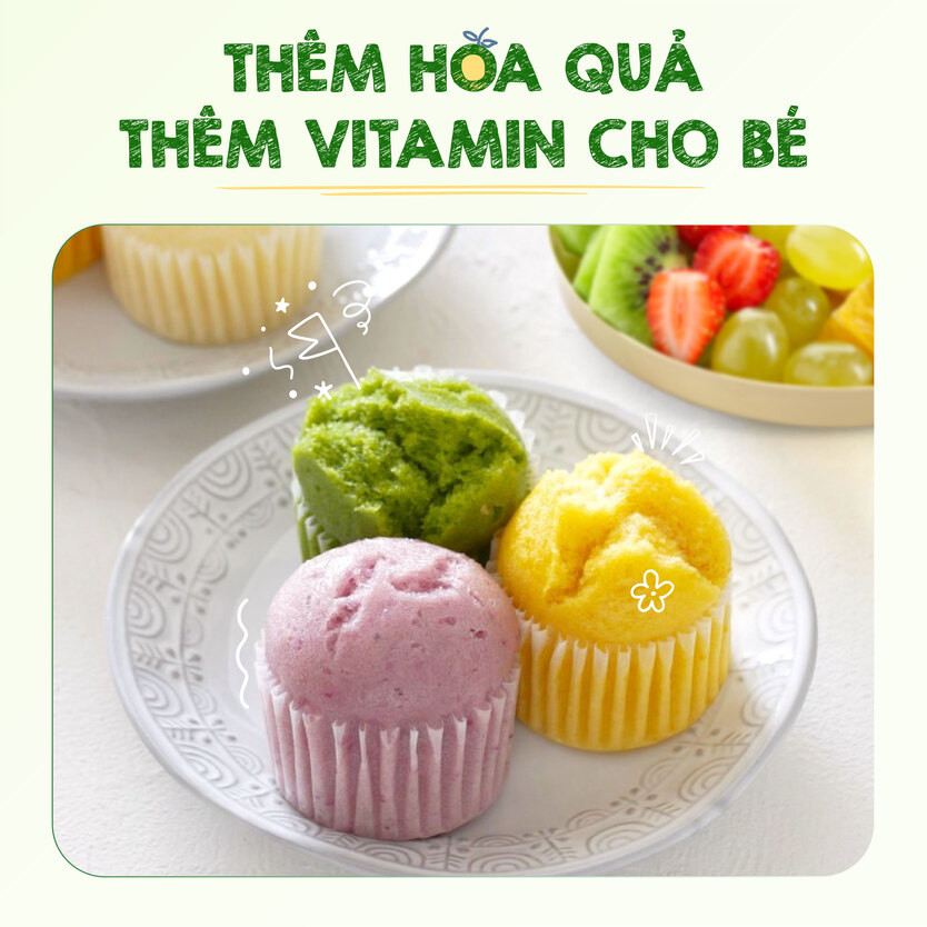 Làm bánh dinh dưỡng cho bé đơn giản
