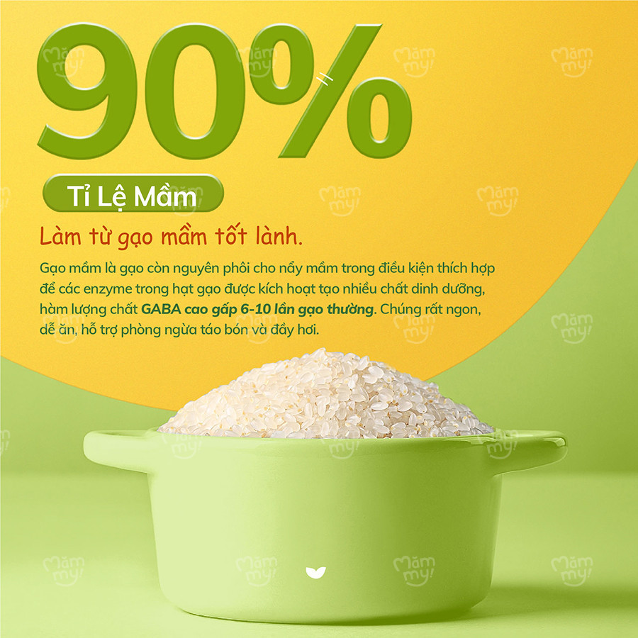 Kết cấu hạt gạo mềm, dẻo