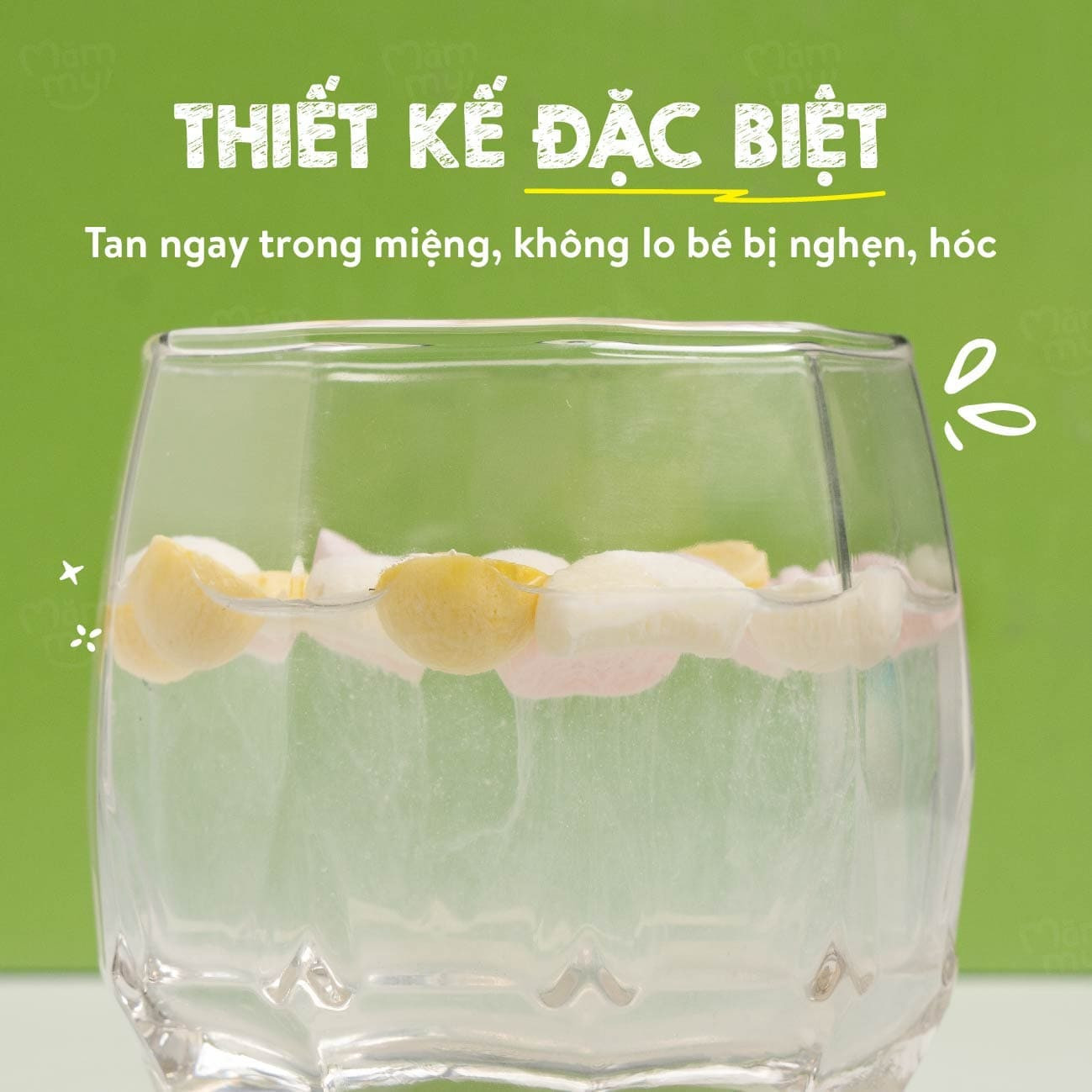 Kết cấu bánh mềm, dễ tan