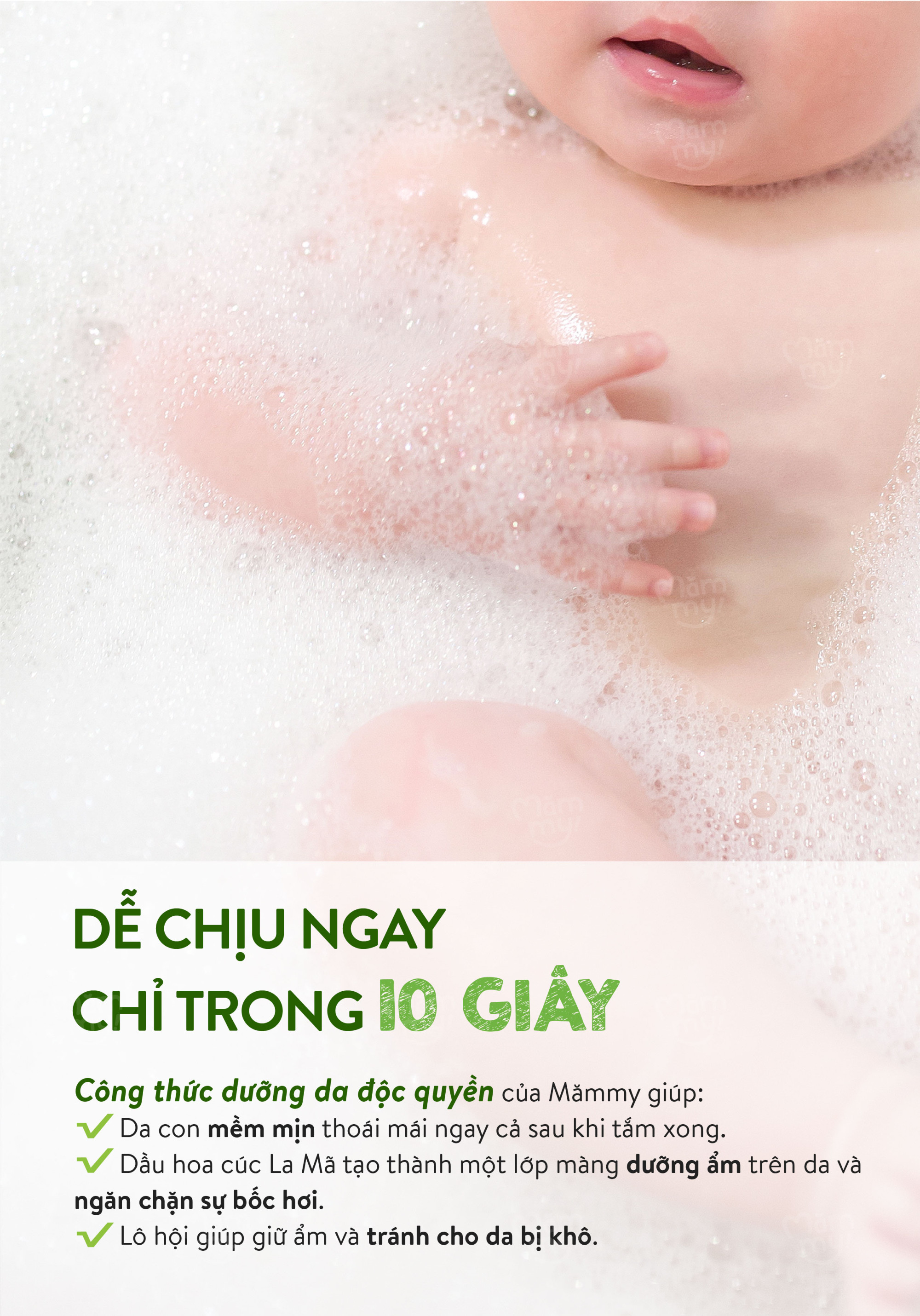 Công dụng nổi bật của sữa tăm gội Natural BeBe