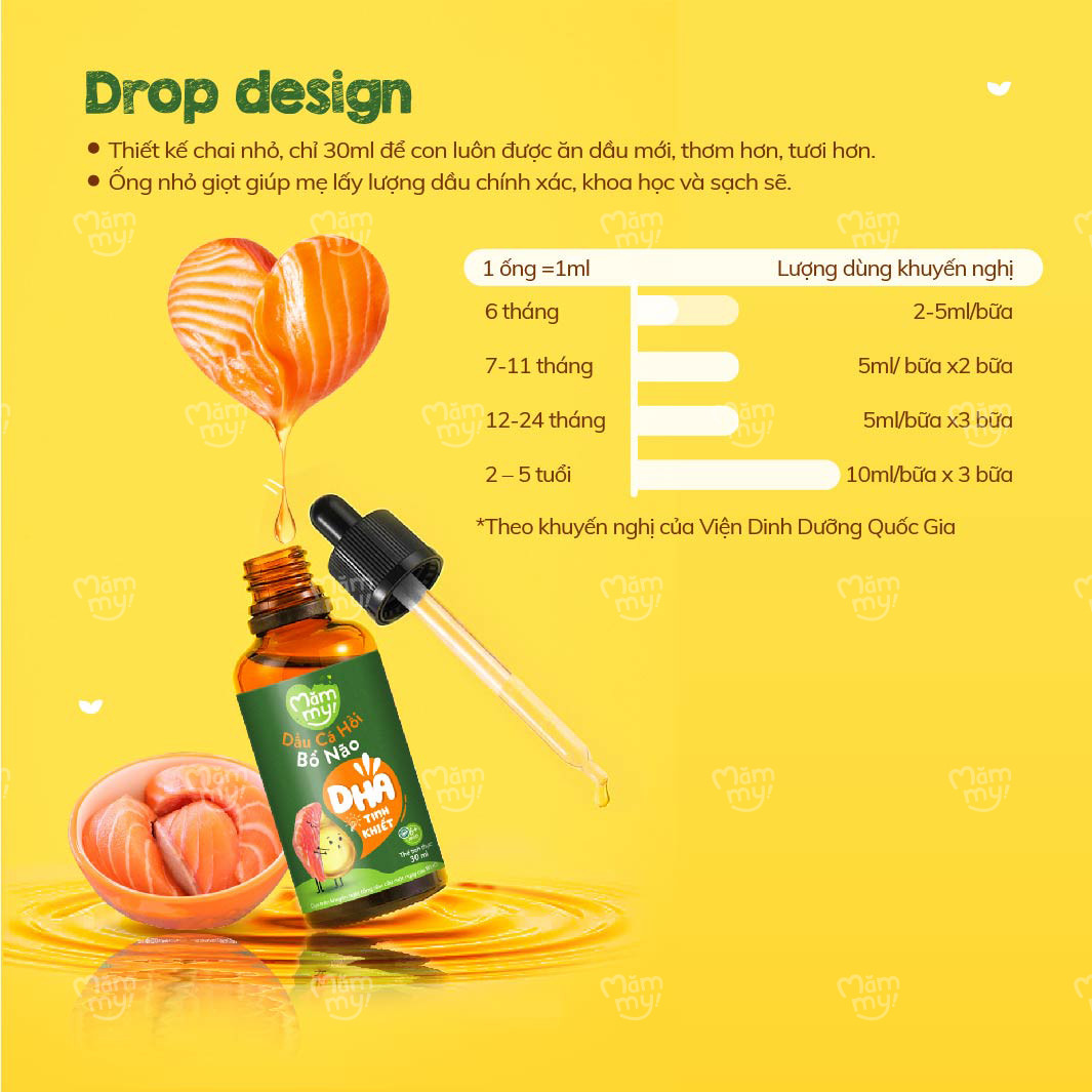 Hướng dẫn sử dụng Dầu ăn dặm Mămmy