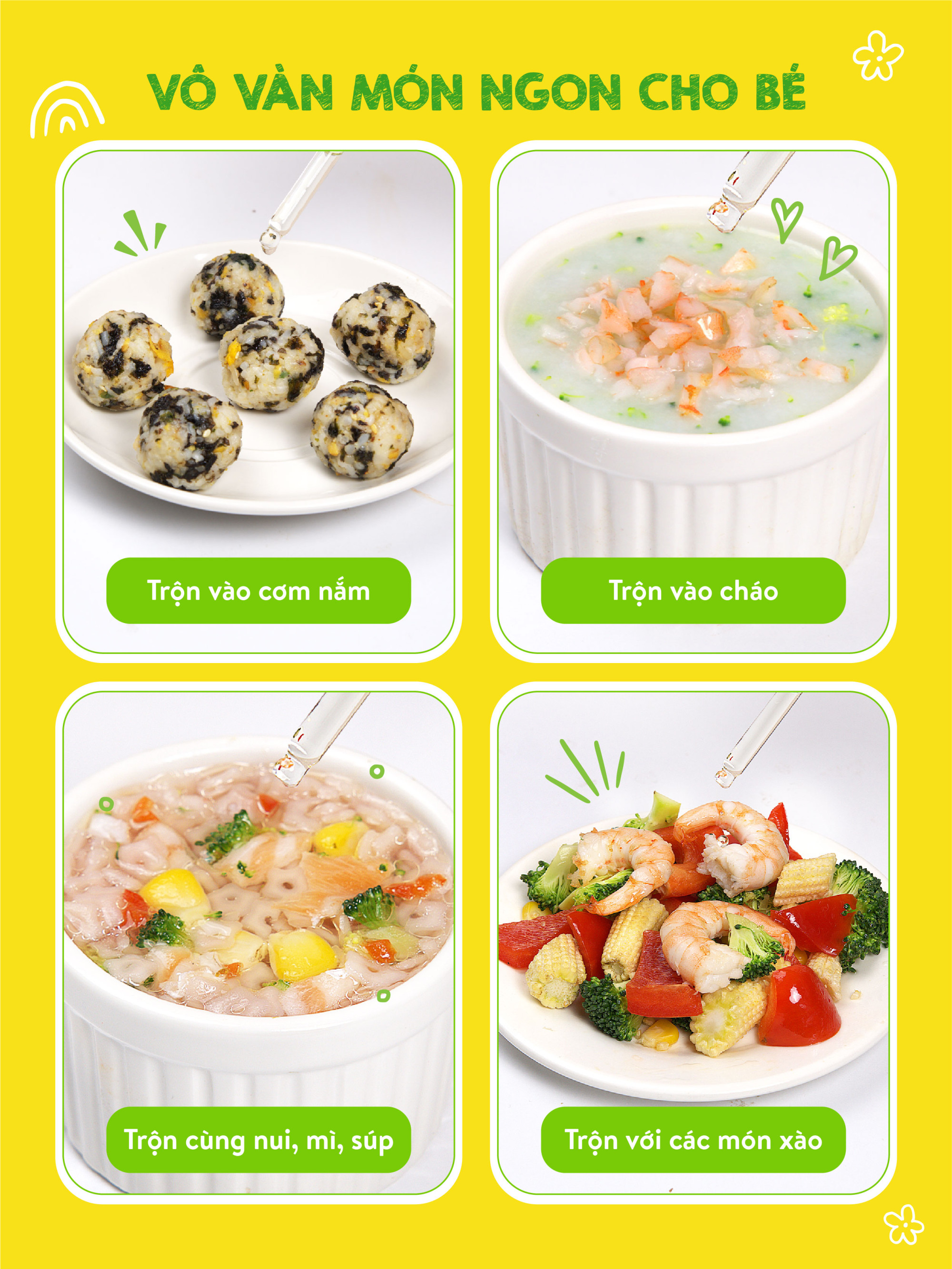 Gợi ý chế biến với set dầu núng nính Mămmy