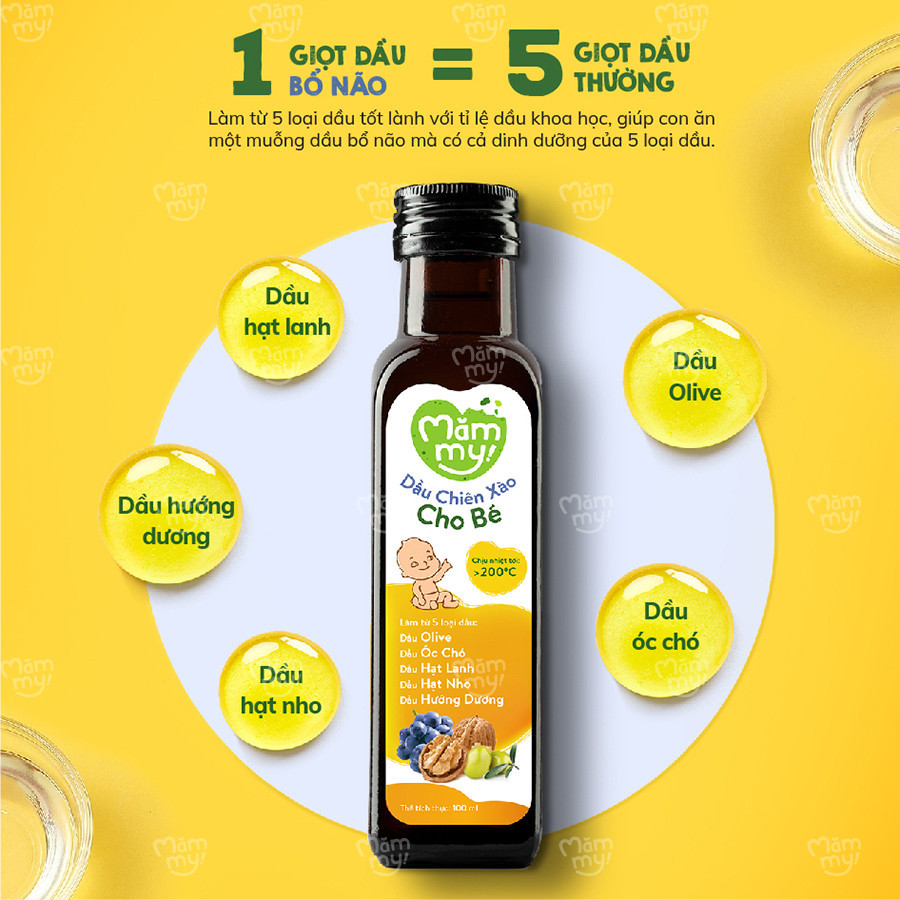 Công dụng nổi bật dầu chiên xào Mămmy